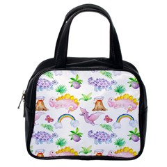Dinosaurs Are Our Friends  Classic Handbag (one Side) by ConteMonfrey