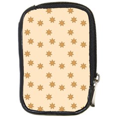Gingerbread Star Compact Camera Leather Case by artworkshop