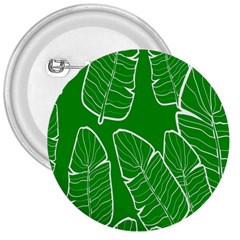 Green Banana Leaves 3  Buttons by ConteMonfrey