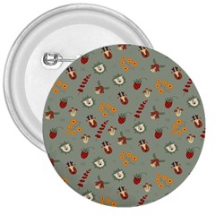 Wild Forest Friends   3  Buttons by ConteMonfrey