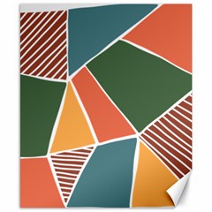 Geometric Colors   Canvas 8  X 10  by ConteMonfrey
