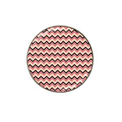 Geometric Pink Waves  Hat Clip Ball Marker by ConteMonfrey