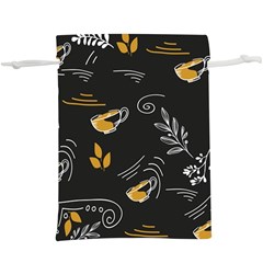 Illustration Leaves Leaf Naturecoffee Digital Paper Cup  Lightweight Drawstring Pouch (xl) by Ravend