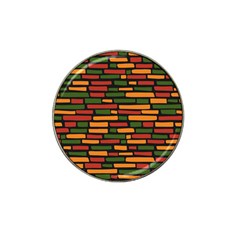 Ethiopian Bricks - Green, Yellow And Red Vibes Hat Clip Ball Marker (10 Pack) by ConteMonfreyShop
