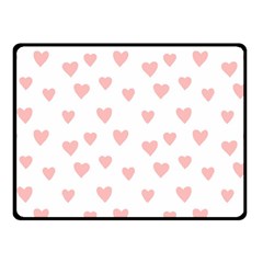 Small Cute Hearts   Double Sided Fleece Blanket (small) by ConteMonfreyShop