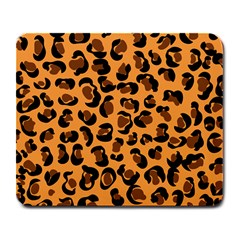 Leopard Print Peach Colors Large Mousepad by ConteMonfreyShop