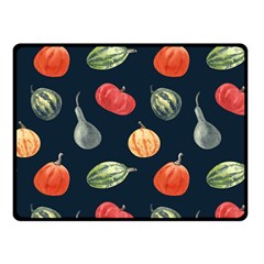 Vintage Vegetables  Double Sided Fleece Blanket (small) by ConteMonfreyShop