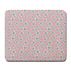 Pink Spring Blossom Large Mousepad by ConteMonfreyShop