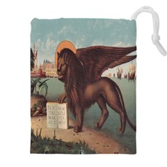 Lion Of Venice, Italy Drawstring Pouch (5xl) by ConteMonfrey
