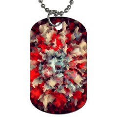 Mirror Fractal Dog Tag (two Sides)