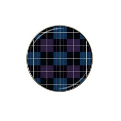 Blue Black Modern Plaids Hat Clip Ball Marker (10 Pack) by ConteMonfrey