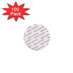 Christmas Cute 1  Mini Buttons (100 Pack)  by nateshop