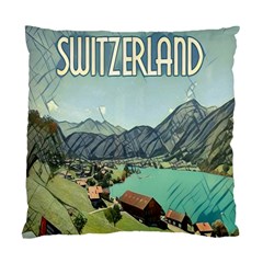 Lake Lungern - Switzerland Standard Cushion Case (one Side) by ConteMonfrey