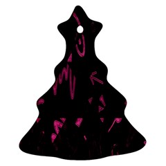 Doodles-black Christmas Tree Ornament (two Sides) by nateshop