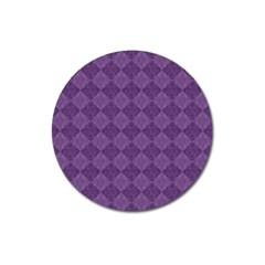 Purple Magnet 3  (round) by nateshop