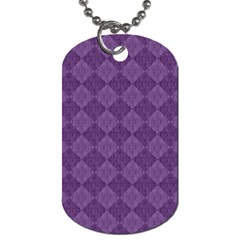 Purple Dog Tag (one Side) by nateshop