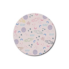 Space Rubber Coaster (round) by nateshop