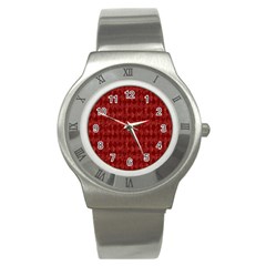 Square Stainless Steel Watch by nateshop