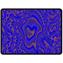 Optical Illusion Illusion Pattern Double Sided Fleece Blanket (large)  by Ravend