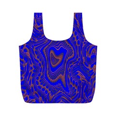 Optical Illusion Illusion Pattern Full Print Recycle Bag (m) by Ravend