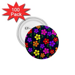 Background Flower Floral Bloom 1 75  Buttons (100 Pack)  by Ravend