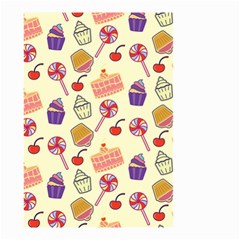 Cupcake Pattern Lollipop Small Garden Flag (two Sides)