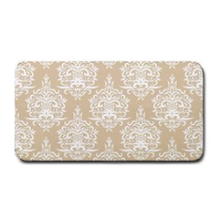 Clean Brown And White Ornament Damask Vintage Medium Bar Mats by ConteMonfrey