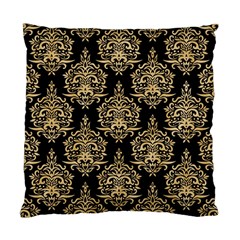 Black And Cream Ornament Damask Vintage Standard Cushion Case (two Sides) by ConteMonfrey