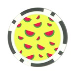 Watermelon Pattern Wallpaper Poker Chip Card Guard (10 pack) Back