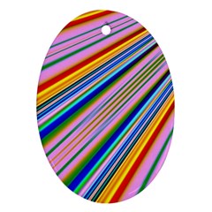 Background-colors-colorful-design Oval Ornament (two Sides) by Pakrebo