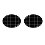 Box Black Cufflinks (Oval)