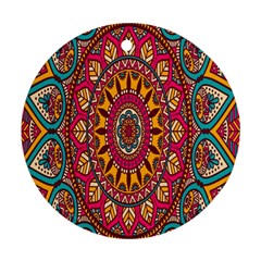 Buddhist Mandala Ornament (round) by nateshop