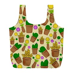 Cactus Full Print Recycle Bag (l) by nateshop