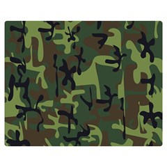 Camouflage-1 Double Sided Flano Blanket (medium)  by nateshop