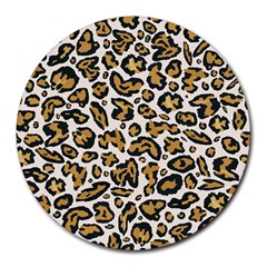 Cheetah Round Mousepads by nateshop