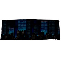 City Building Pixel Art Vaporwave Body Pillow Case Dakimakura (two Sides) by danenraven