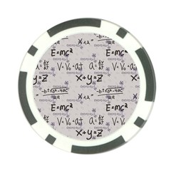 Pattern Wallpaper Math Formula Albert Einstein Poker Chip Card Guard (10 Pack) by danenraven