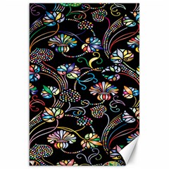 Floral Canvas 20  X 30  by nateshop