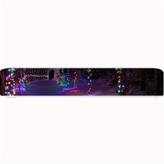 Outdoor Christmas Lights Tunnel Small Bar Mats by artworkshop
