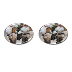 Santa Claus Cufflinks (oval) by artworkshop