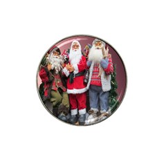 Santa On Christmas 1 Hat Clip Ball Marker (4 Pack) by artworkshop