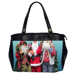 Santa On Christmas 3 Oversize Office Handbag (2 Sides) by artworkshop