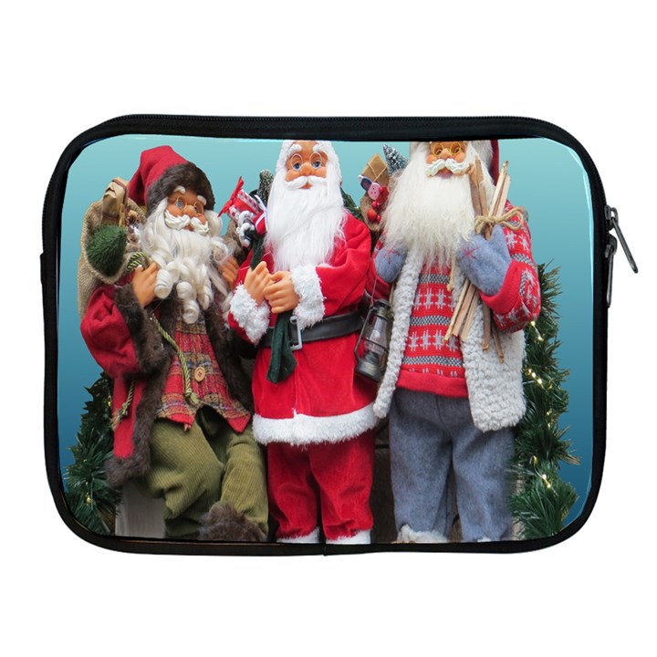 Santa On Christmas 3 Apple iPad 2/3/4 Zipper Cases