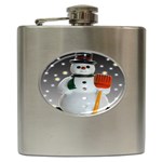 Snowman Hip Flask (6 oz)