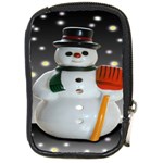 Snowman Compact Camera Leather Case