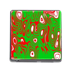 Red-green Memory Card Reader (square 5 Slot) by nateshop