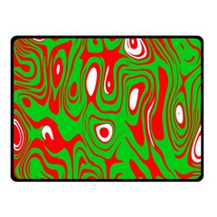 Red-green Fleece Blanket (small) by nateshop