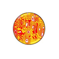 Red-yellow Hat Clip Ball Marker (10 Pack) by nateshop