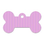 Stripes Dog Tag Bone (One Side)