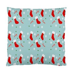 Christmas-pattern -christmas-stockings Standard Cushion Case (one Side) by nateshop
